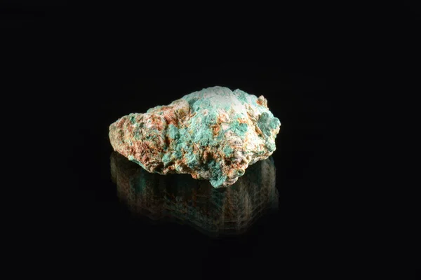 Macro Shooting Natural Mineral Stone Green Tirolite — Stock Photo, Image