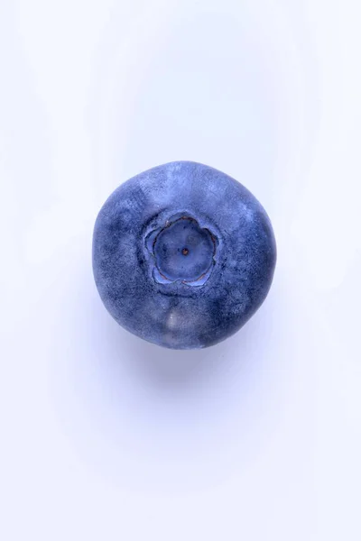 Blaubeeren Frische Rohe Beeren Isoliert Auf Weißem Hintergrund Mit Schnittpfad — Stockfoto