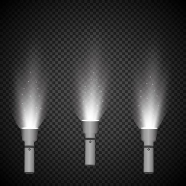 parlayan pocket torch ışık