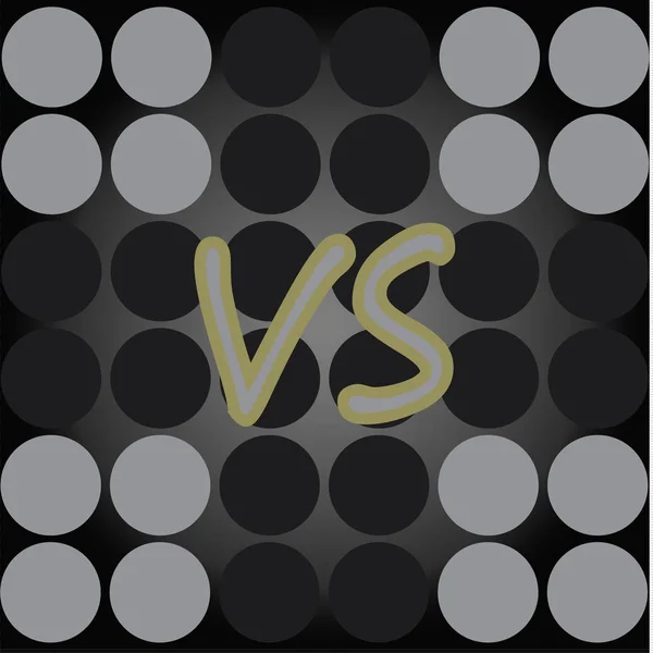 Versus Logo. VS Vector Letters Illustration. Icono de la competencia. Símbolo de lucha . — Vector de stock