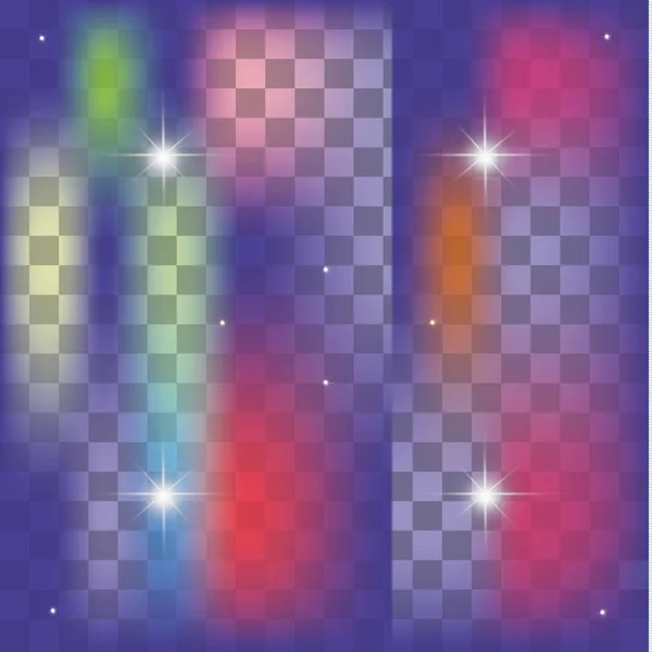 Explosión de explosión de luz blanca brillante con transparente. Ilustración vectorial para una decoración de efecto fresco con destellos de rayos. Una estrella brillante. Brillo gradiente de brillo transparente, destello brillante. Textura brillante. — Vector de stock