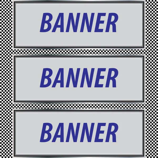 Banderas transparentes aisladas. Ilustración vectorial — Archivo Imágenes Vectoriales