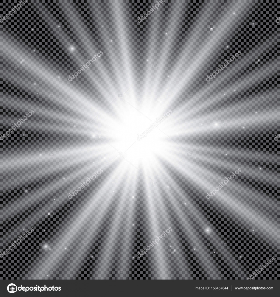 Weisses Gluhendes Licht Explodiert Mit Transparentem Licht Vektor Illustration Fur Coole Effektdekoration Mit Strahlfunkeln Heller Stern Transparente Glanzgradienten Glitzern Helles Leuchten Blendtextur Vektorgrafik Lizenzfreie Grafiken