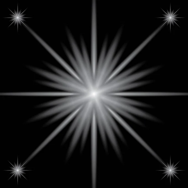 Weisses Gluhendes Licht Explodiert Mit Transparentem Licht Vektor Illustration Fur Coole Effektdekoration Mit Strahlfunkeln Heller Stern Transparente Glanzgradienten Glitzern Helles Leuchten Blendtextur Vektorgrafik Lizenzfreie Grafiken