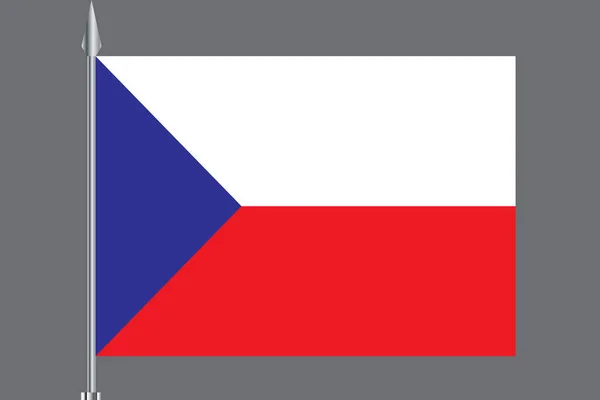 The flag of the czech republic — Stock Vector