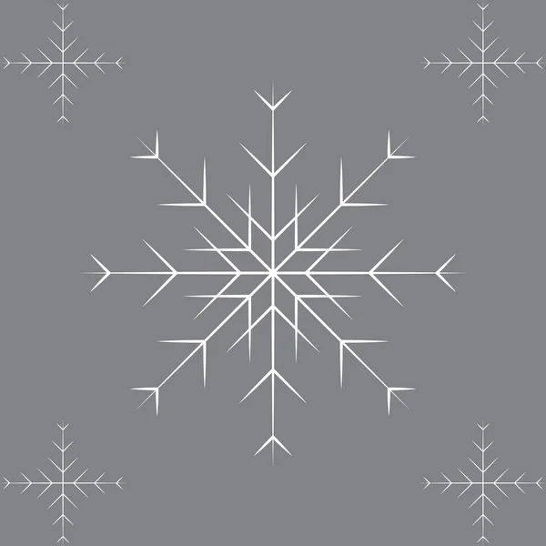 Vector snowflakes. Vector snowflakes. — Stock Vector