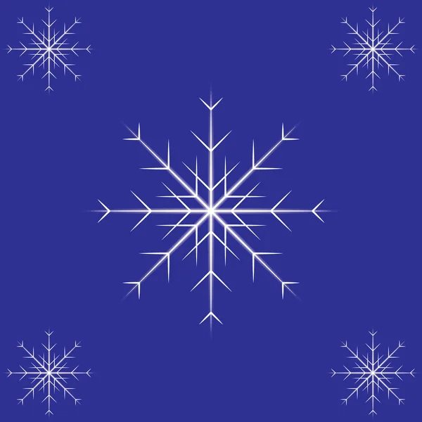 Vector snowflakes. Vector snowflakes. — Stock Vector