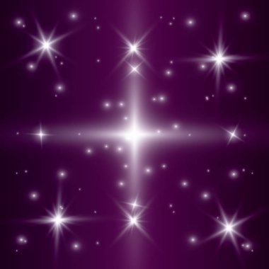  Işık. Mor bir arka plan üzerinde konser aydınlatma. 