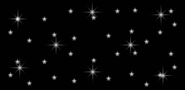 Şeffaf Mercek Fişekleri ve Işıklandırma Efektleri Kümesi