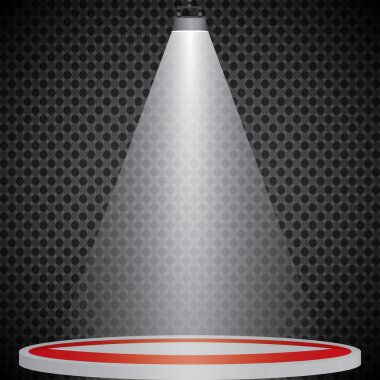 Sahne aydınlatma koleksiyonu, şeffaf etkileri. 