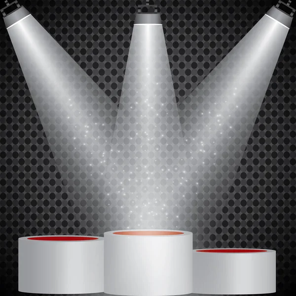 Sahne aydınlatma koleksiyonu, şeffaf etkileri. 