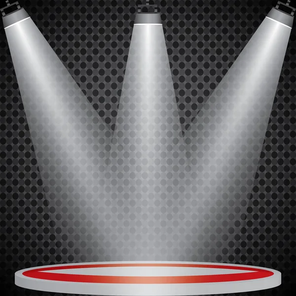 Sahne aydınlatma koleksiyonu, şeffaf etkileri. 