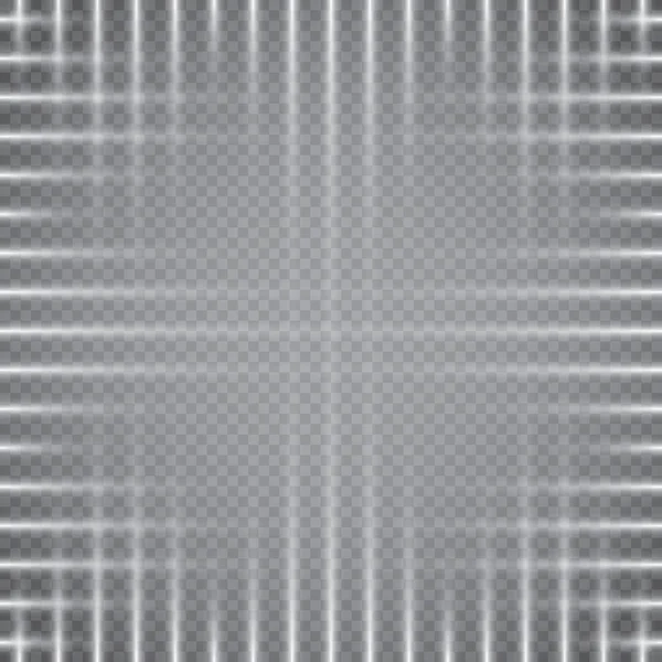 Abstrakte verschwommene Bewegungslinien isoliert auf transparentem Hintergrund. Lichteffekt — Stockvektor