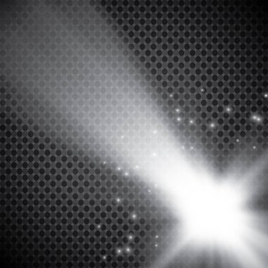 Soyut yarı saydam vektör sihirli parlama yıldız izi ışık efekti neon kavisli bulanıklık çizgi ile ateş açınca. Parlak saydam kuyruklu yıldız bokeh. Saydam arka plan üzerinde özel beyaz Noel etkisi