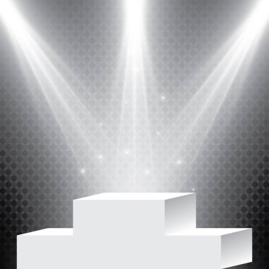 Sahne aydınlatma büyük koleksiyonu, saydam efektler. Sahne ışıkları ile parlak aydınlatma.