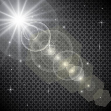 Parlayan ışıklar etkisi.