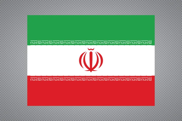 Vlag van Iran Iran wapenschild, stijlvolle vectorillustratie — Stockvector