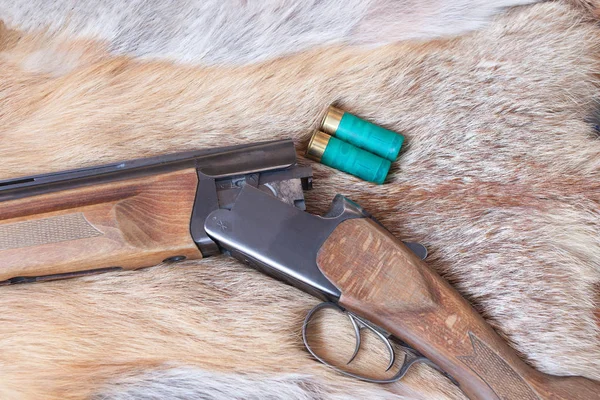 Caça arma de furo liso — Fotografia de Stock