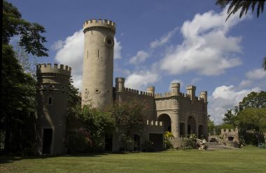 Eski İspanyol Yukatek Hacienda'nın Henequenera bir görünümünü Hacienda'nın Çeçen de las Torres adlı