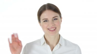 Görüntülü sohbet, konuşan iş kadını