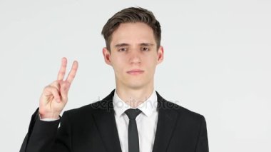 Zafer, zafer işadamı, beyaz arka plan