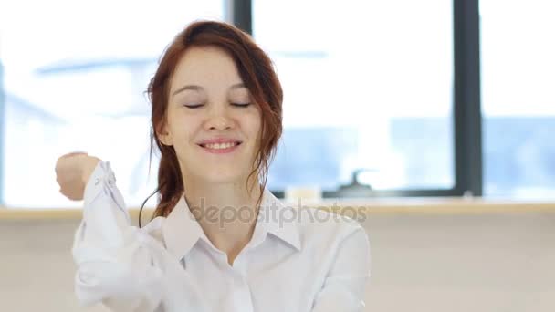 Dancing Young Girl — Stock Video