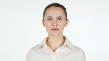 Katılıyorum, kadın tarafından Evet için başını sallayarak