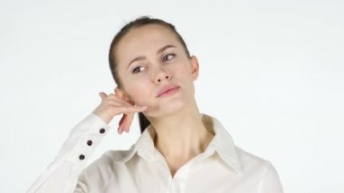 Yardım, jest kadın tarafından için bizi arayın