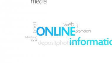 Online, tipografi animasyon
