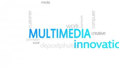 Multimedya, animasyonlu tipografi