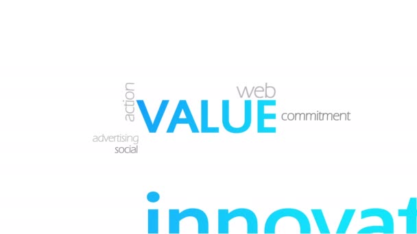 Valeur, Typographie Animation 