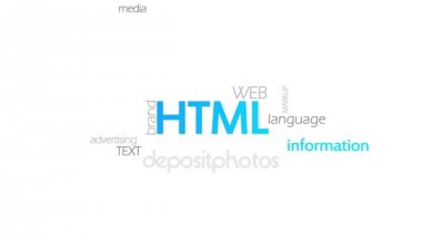 HTML, tipografi animasyon
