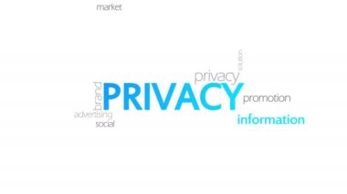 Gizlilik, hareketli tipografi