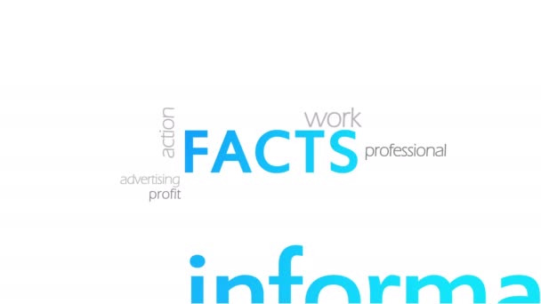 Faits, Typographie Animation 