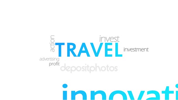 Voyage, Typographie Animation 