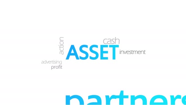 Asset, Typography Animation — Stock Video