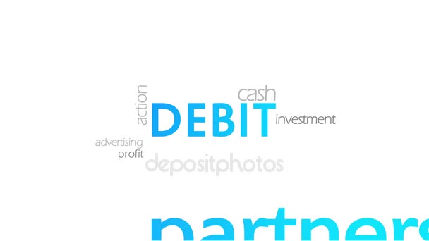 Débit, Animation Infographique Cloud 