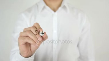 Akıllı Ev Otomasyonu, camın üzerine yazılmış