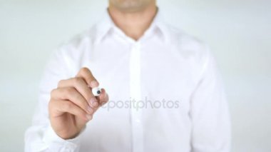 Fark, düşünme dostum cam üzerine yazma