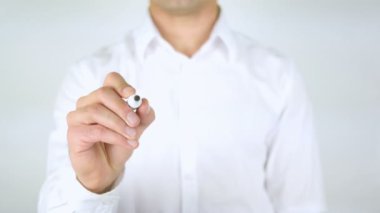 İş süreci, adam cam üzerine yazma