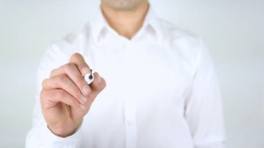 İş ortaklığı, adam cam üzerine yazma