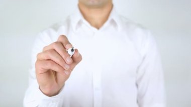 İş paylaşım, adam cam üzerine yazma