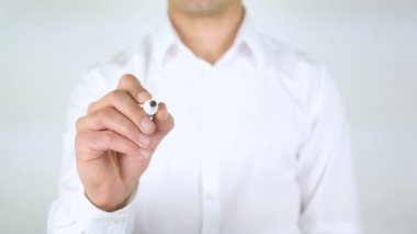 İş psikolojisi, adam cam üzerine yazma