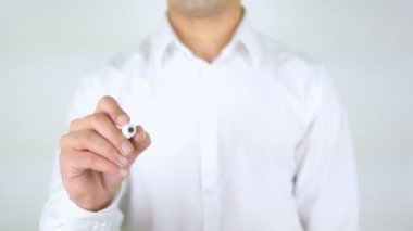 Çağrı Merkezi, cam üzerinde yazılı adam