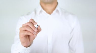 Danışmanlık hizmeti, adam cam üzerine yazma