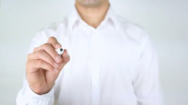 İş, iş adamı daha fazla camın üzerine yazma almak