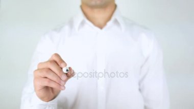 Daha fazla seviyor, almak cam üzerinde işadamı yazılı