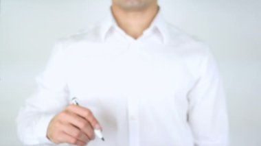 İyi geceler, işadamı yazma camına