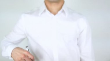 Bana, iş işadamı yazma camına