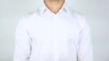 Bütçe açığı, adam cam üzerine yazma